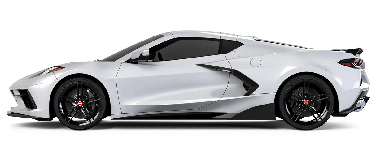 2020-2026 Chevrolet Corvette C8 VZR1 Style Side Skirt Splitters - Vicrez