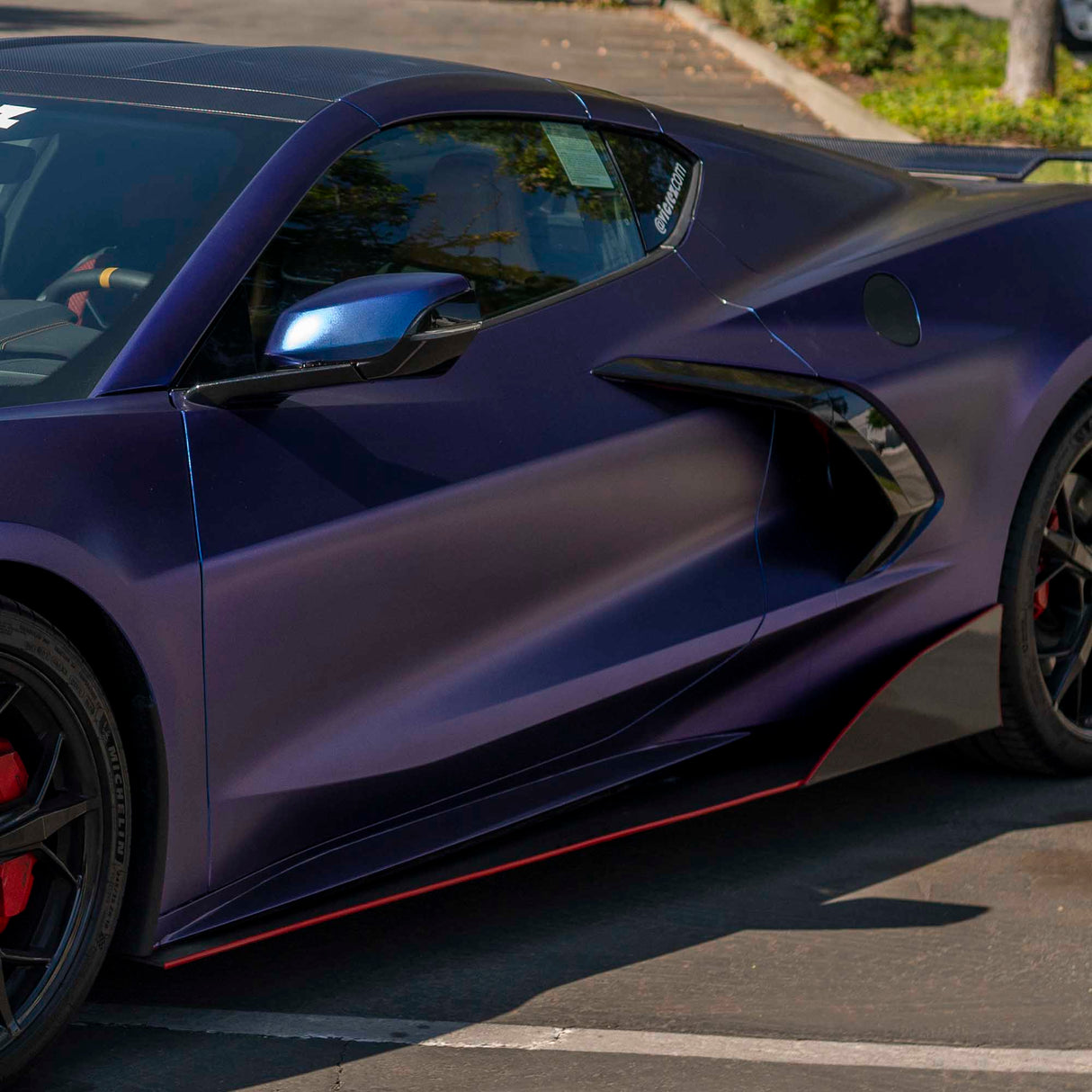 2020-2026 Chevrolet Corvette C8 VZR1 Style Side Skirt Splitters - Vicrez