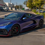 2020-2026 Chevrolet Corvette C8 VZR1 Style Side Skirt Splitters - Vicrez