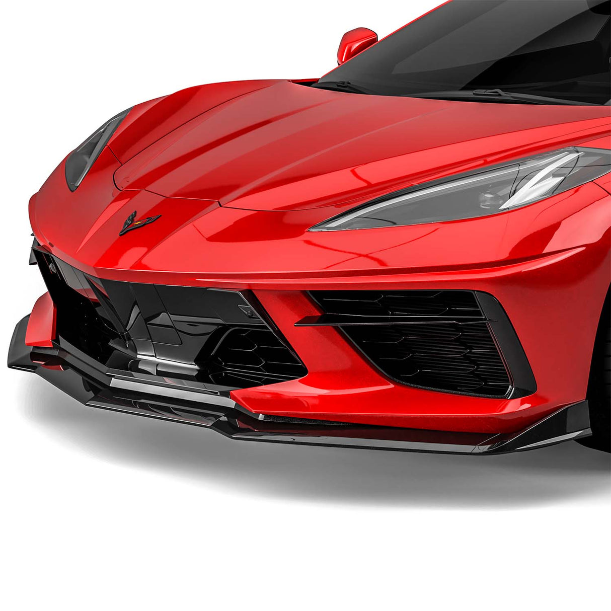 2020-2026 Chevrolet Corvette C8 VZR1 Style Front Bumper Lip - Vicrez