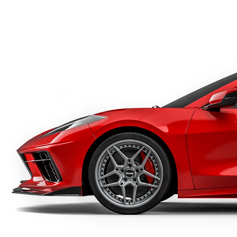 2020-2026 Chevrolet Corvette C8 VZR1 Style Front Bumper Lip - Vicrez