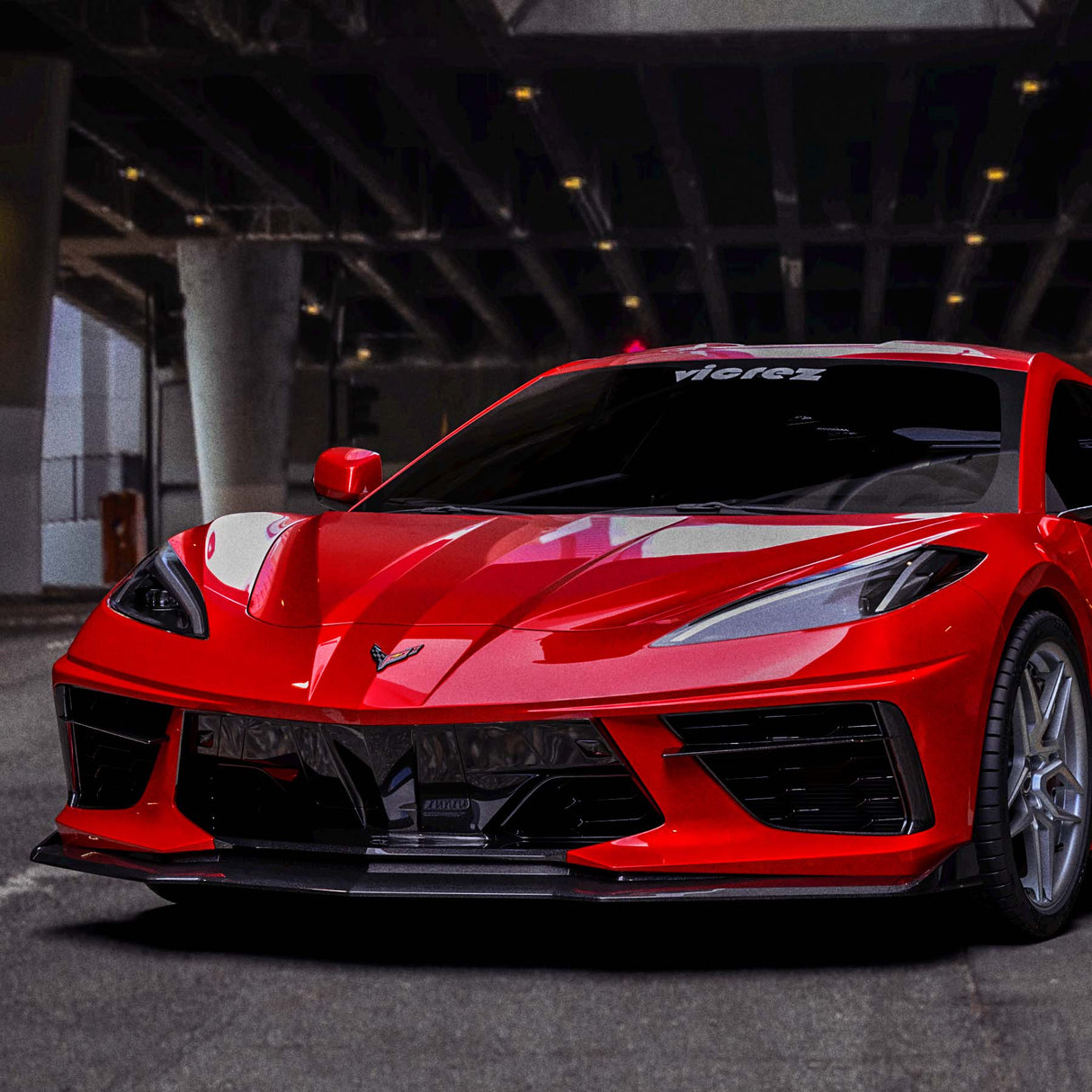 2020-2026 Chevrolet Corvette C8 VZR1 Style Front Bumper Lip - Vicrez