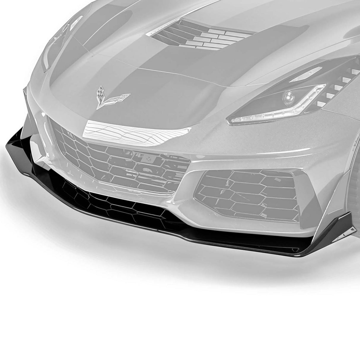 2014-2019 Chevrolet Corvette C7 VZR1 Style Front Lip - Vicrez