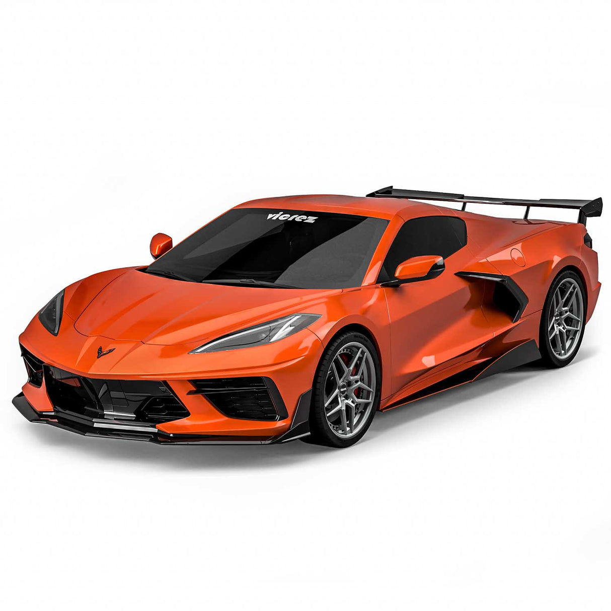 2020-2026 Chevrolet Corvette C8 VZR2 Style Front Bumper Lip - Vicrez