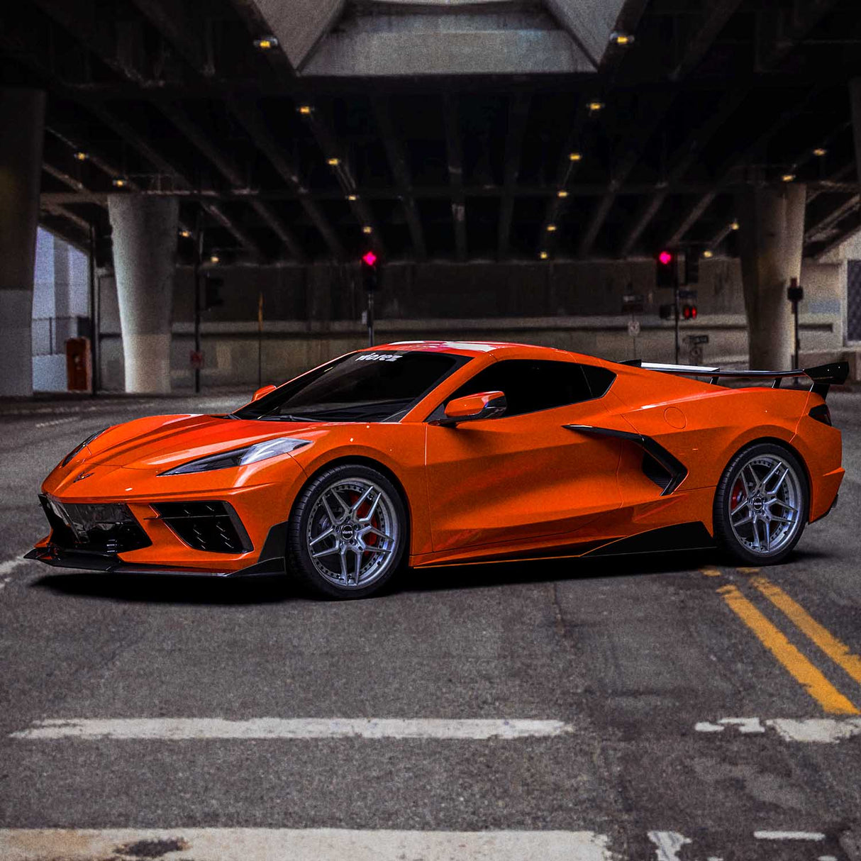 2020-2026 Chevrolet Corvette C8 VZR2 Style Front Bumper Lip - Vicrez