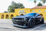 2015-2023 Dodge Challenger Widebody Look Front Bumper Lip Splitter - Vicrez