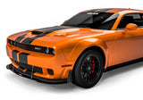 2015-2023 Dodge Challenger Widebody Look Front Bumper Lip Splitter - Vicrez