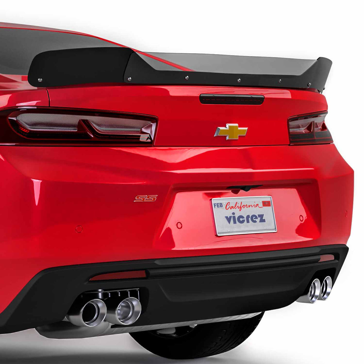 2010-2024 Chevrolet Camaro V2R Style Wicker Bill Add-on - Vicrez