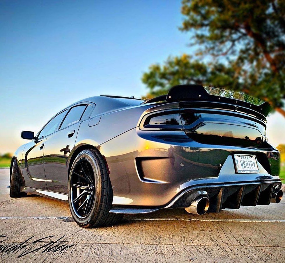 2015-2023 Dodge Charger V3R Style Wicker Bill Add-on - Vicrez