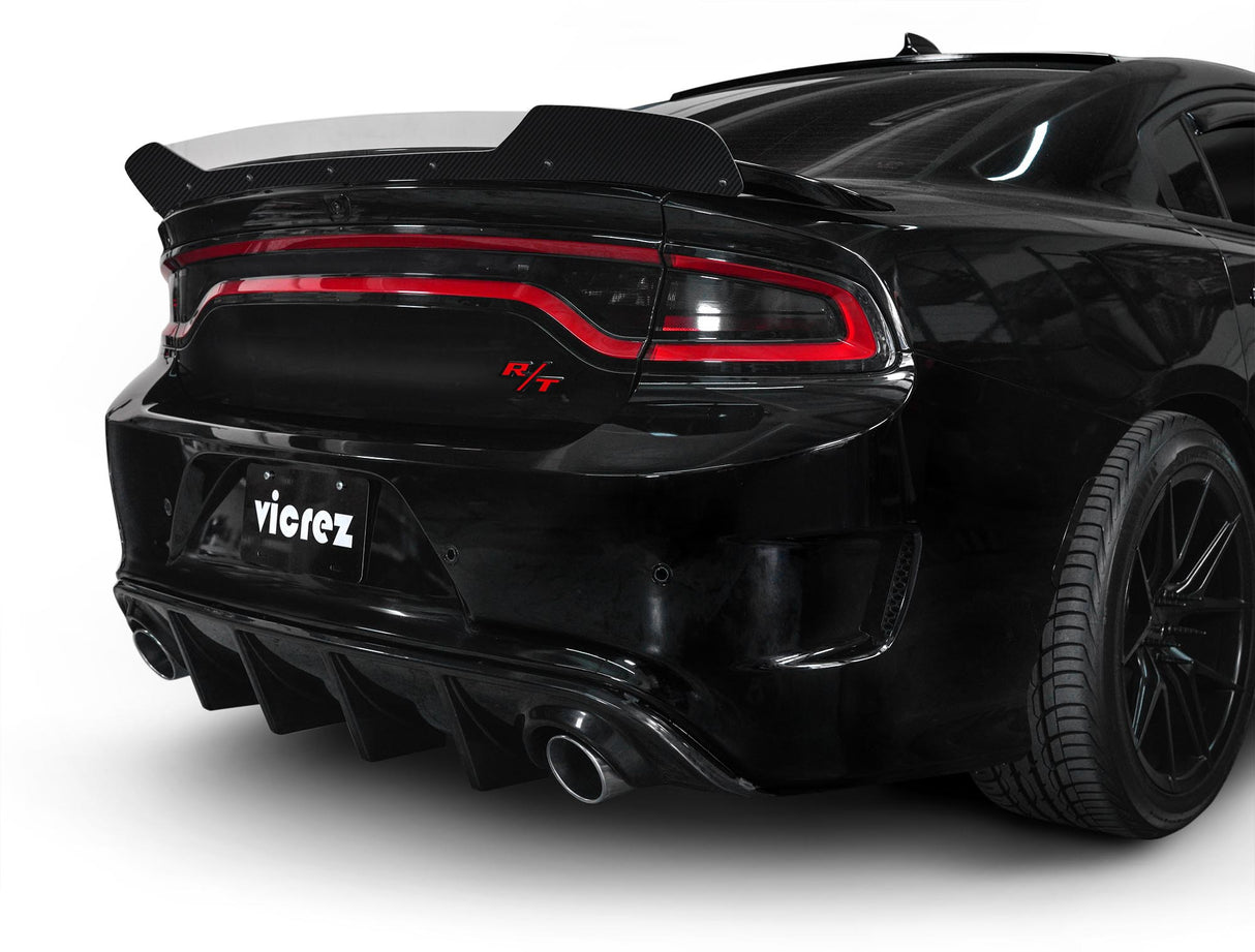 2015-2023 Dodge Charger V3R Style Wicker Bill Add-on - Vicrez