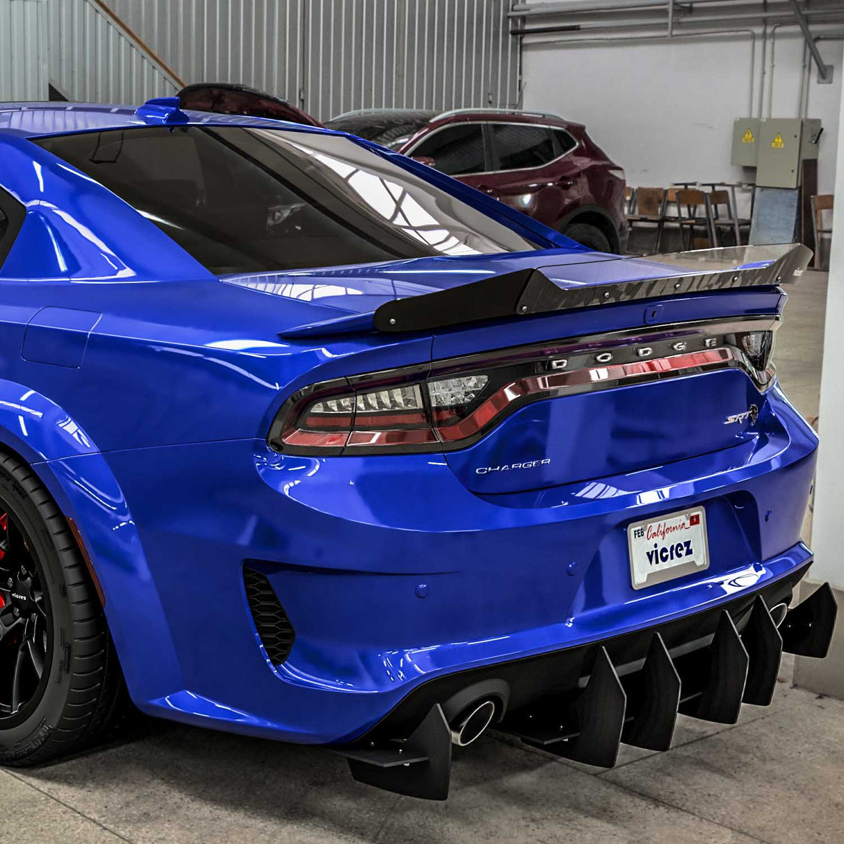 2015-2023 Dodge Charger V1R Style Wicker Bill Spoiler - Vicrez