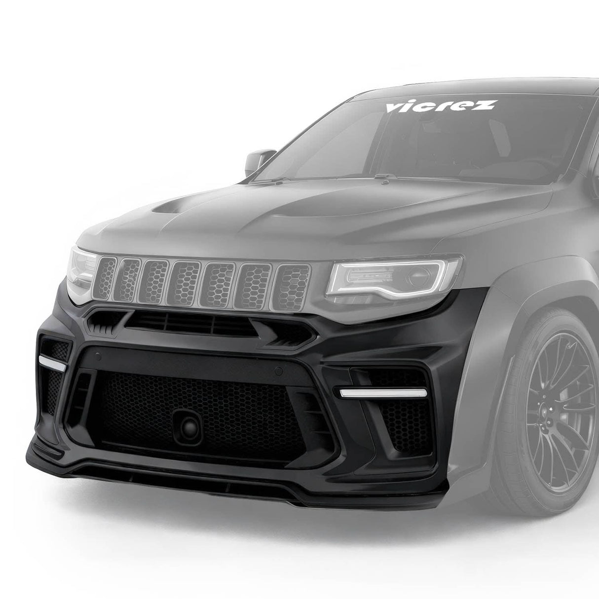 Vicrez Widebody Front Bumper Demon Style | Jeep Grand Cherokee SRT 2012-2021