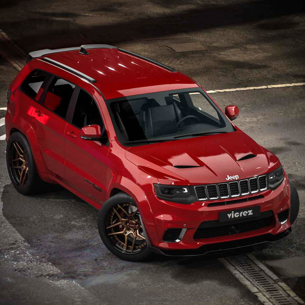 2012-2021 Jeep Grand Cherokee SRT Demon Style Widebody Kit - Vicrez