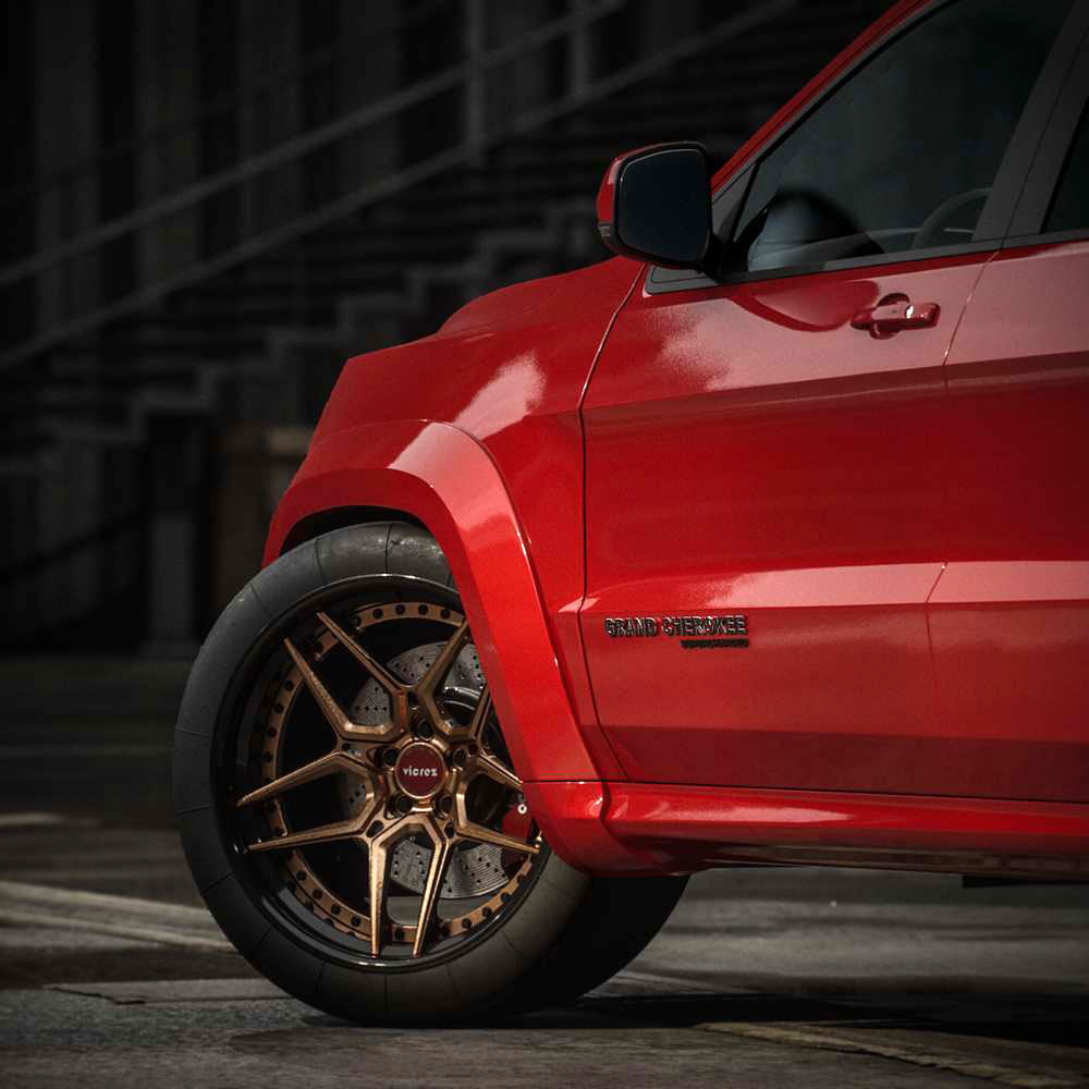 2012-2021 Jeep Grand Cherokee SRT Demon Style Widebody Kit - Vicrez