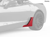 2014-2019 Corvette C7 Z06 Style Rear Rocker Brake Scoop Vents - Vicrez