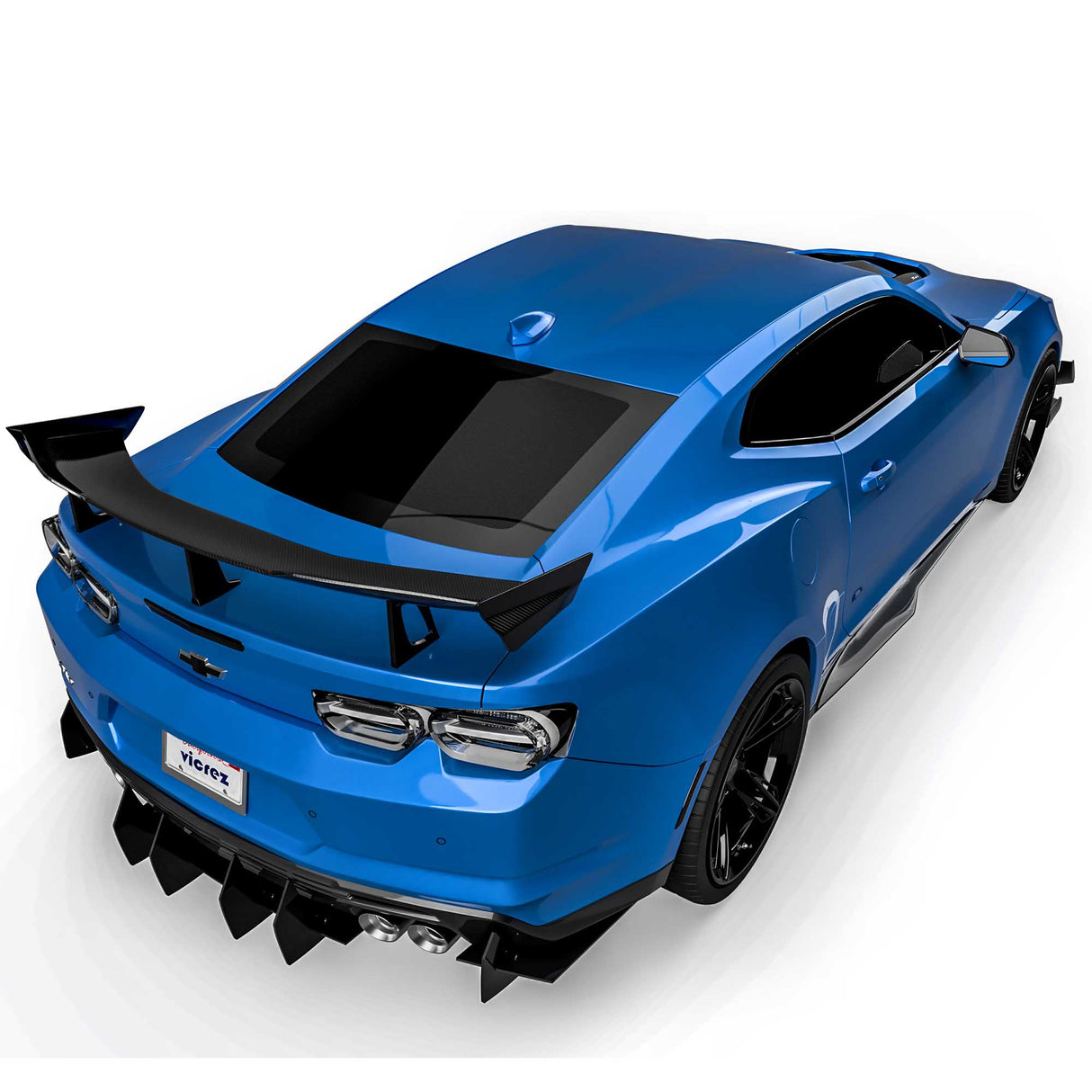2016-2024 Chevrolet Camaro ZL1 Style Side Skirts Rocker Panels - Vicrez