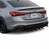 2017-2026 Honda Accord Zonari VR5 Style Rear Diffuser - Vicrez