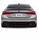 2017-2026 Honda Accord Zonari VR5 Style Rear Diffuser - Vicrez
