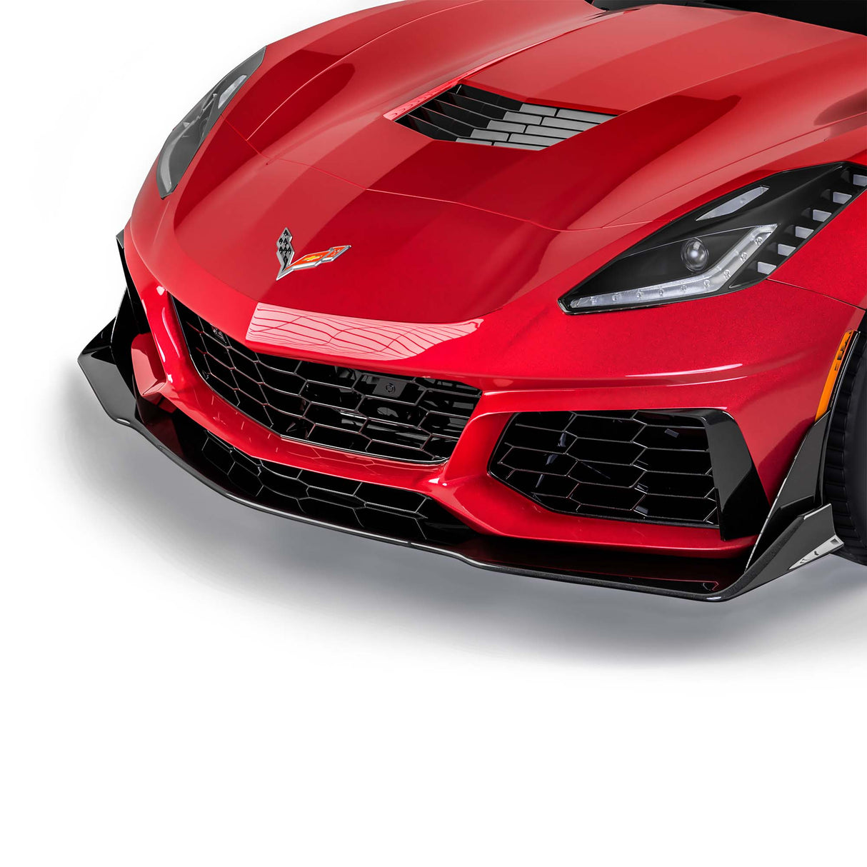 2014-2019 Chevrolet Corvette C7 VZR1 Style Front Lip - Vicrez