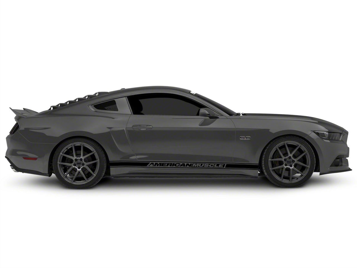 Raxiom Axial Series LED Side Marker Lights; Rear; Red (15-23 Mustang)