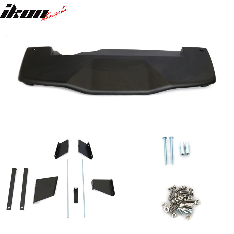 Universal Fitment VTX Style Unpainted Black Rear Bumper Diffuser FRP