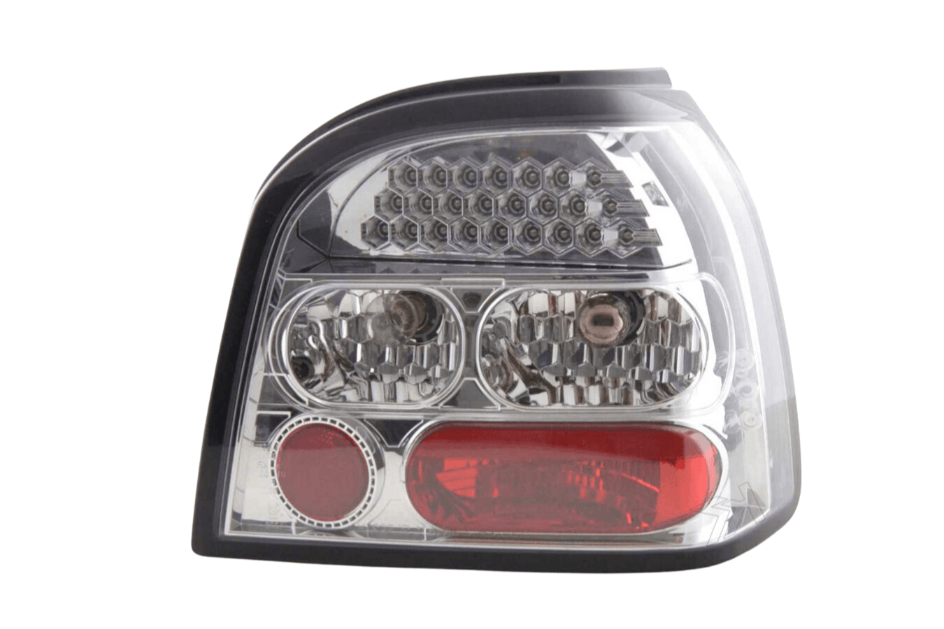 Volkswagen Golf 3 1HXO Chrome Clear LED Taillights Set (1992 - 1997) - K2 Industries