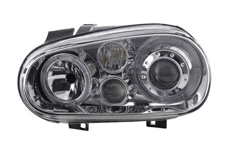 Volkswagen Golf 4 Type 1J Chrome Angel Eyes Headlights (1998-2003) - K2 Industries