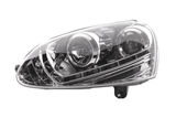 Volkswagen Golf 5 Chrome LED Headlights with Daytime Running Lights (2003 - 2008) - With R87 approval - K2 Industries