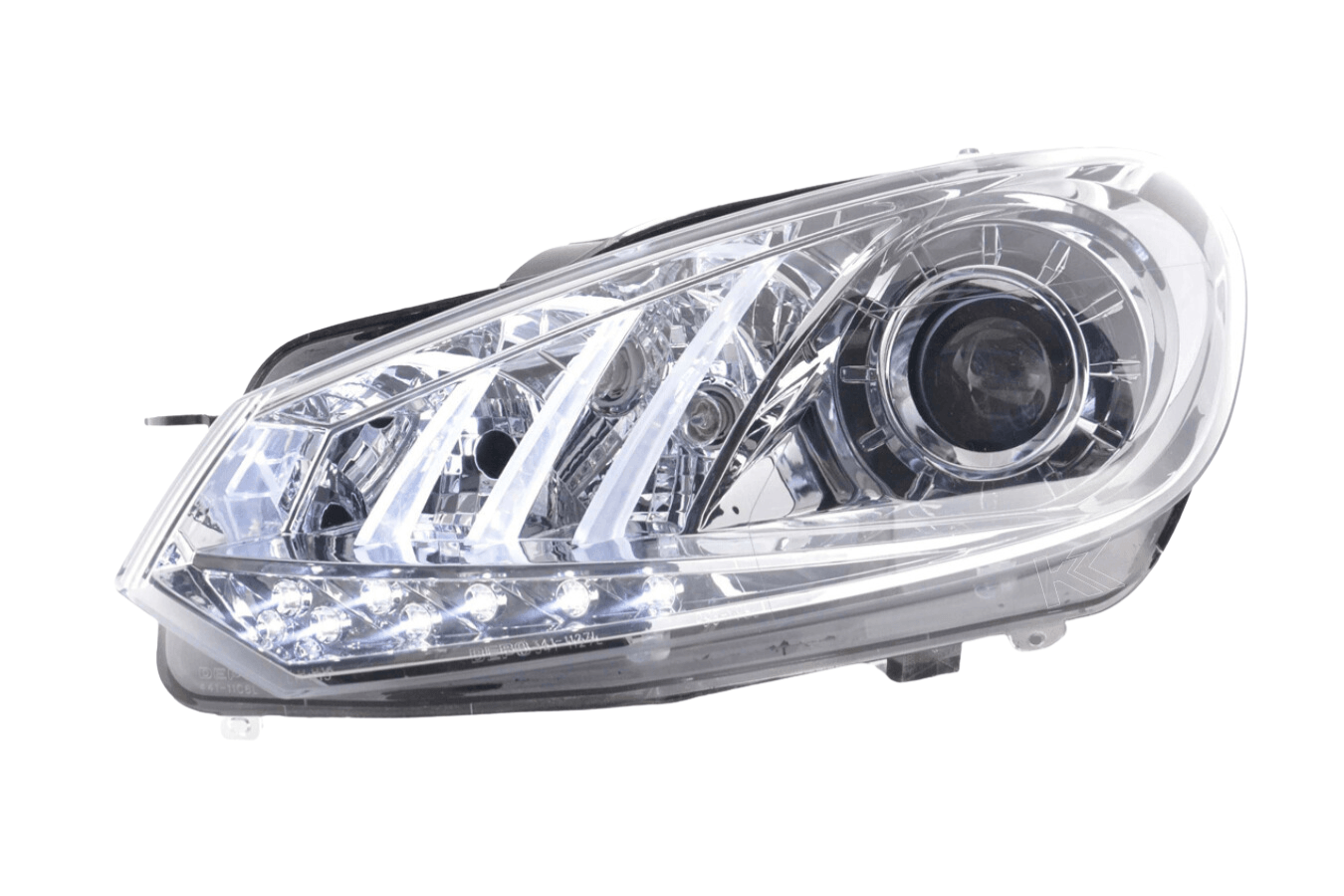 Volkswagen Golf 6 Chrome DRL Headlights (2008 - 2014) - K2 Industries