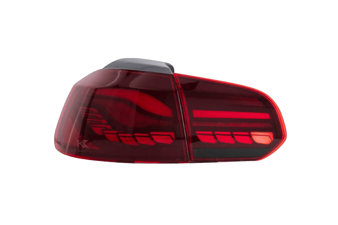 Volkswagen Golf MK6 Smoke and Red Dynamic Lighting OLED Taillights (2008 - 2014) - K2 Industries