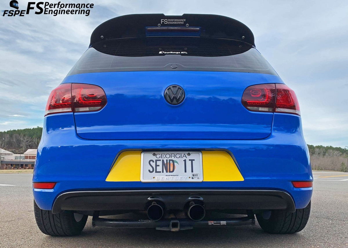 Volkswagen MK6 (2010-2014)  Golf GTI / R Rear Spoiler Extension V1 & V2