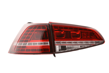 Volkswagen MK7 Golf/GTI/R Red LED Tail Lights (12-17) - K2 Industries