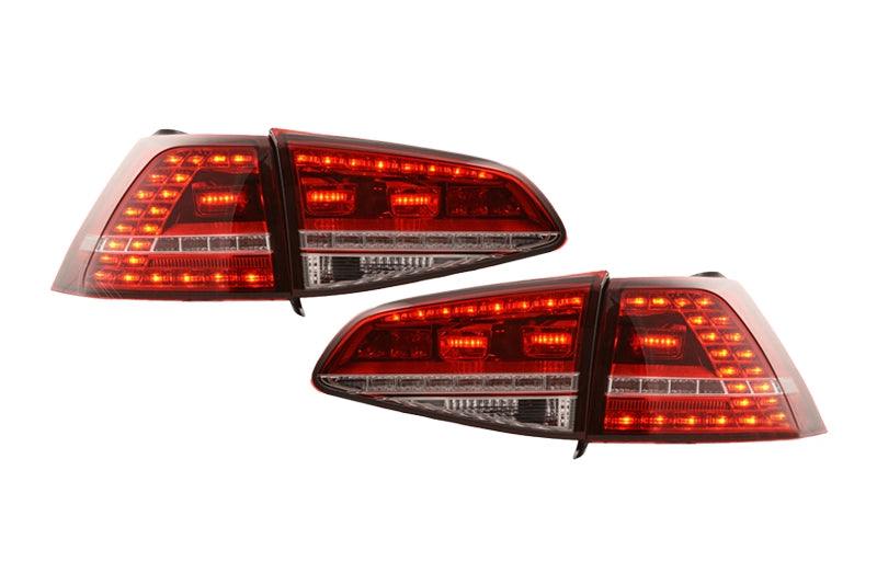 Volkswagen MK7 Golf/GTI/R Red LED Tail Lights (12-17) - K2 Industries