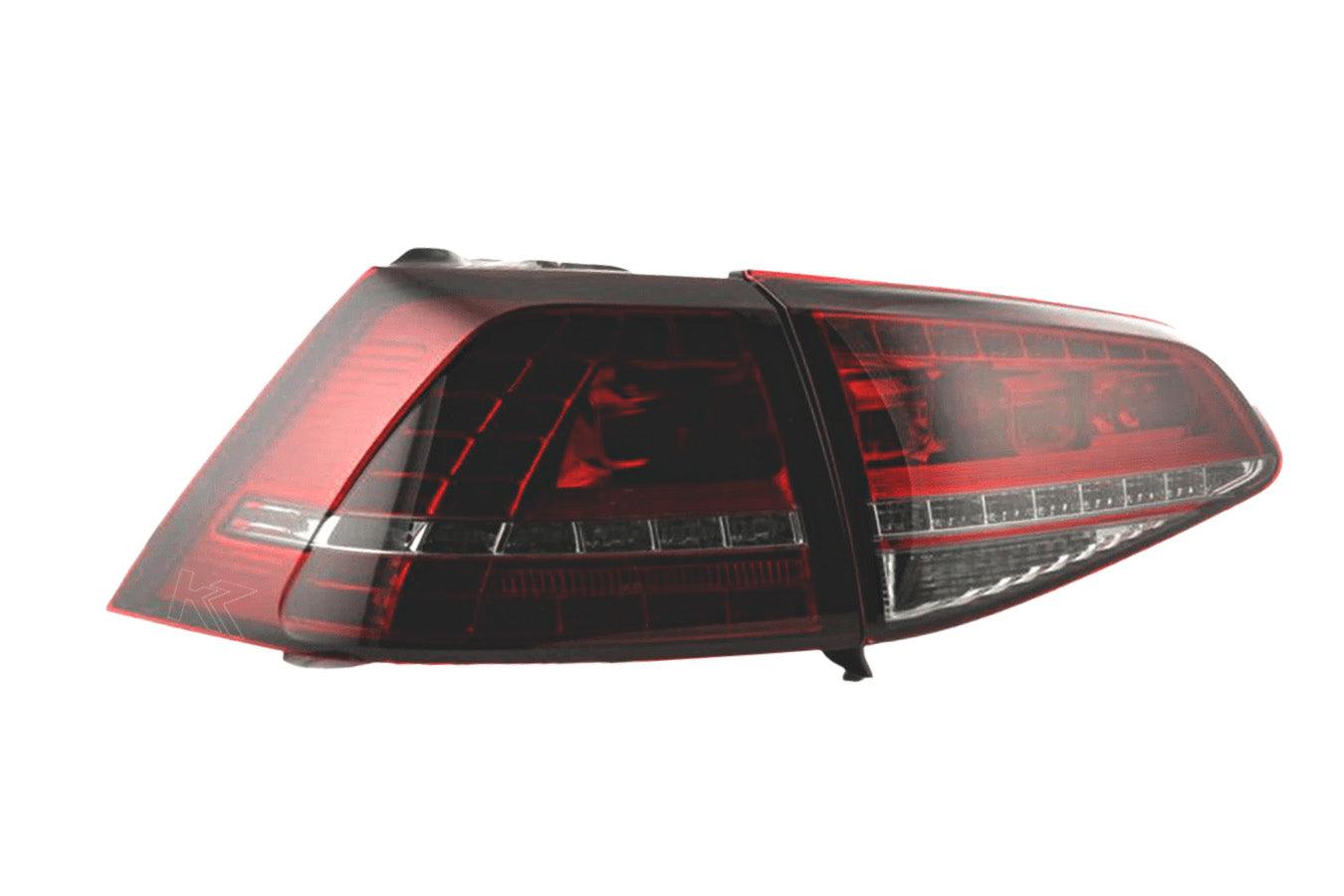 Volkswagen MK7 Golf/GTI/R - Red/Smoke LED Tail Lights (2012-2017) - K2 Industries