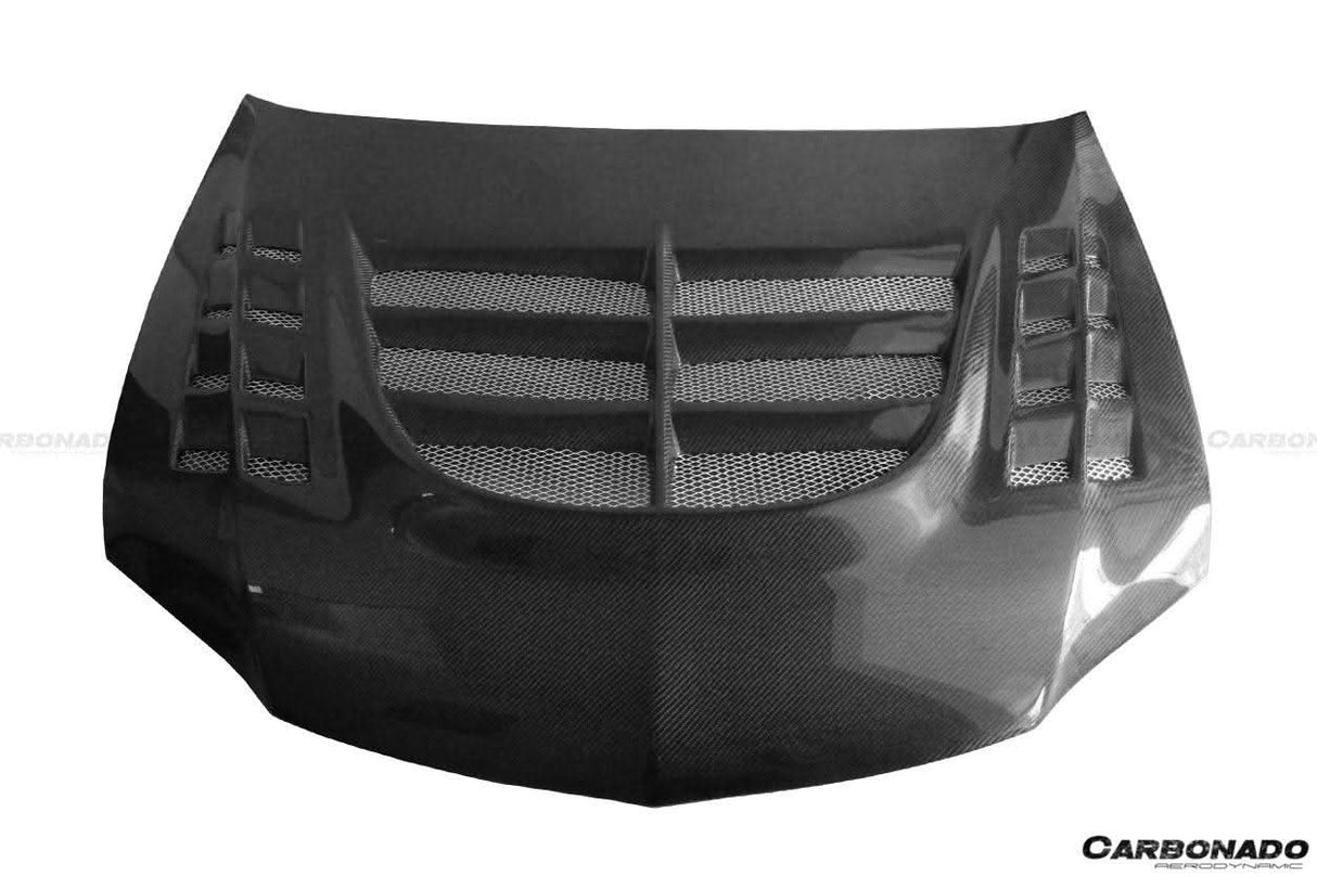 2003-2006 Mitsubishi Evo 7 8 9 VTX Style Carbon Fiber Hood