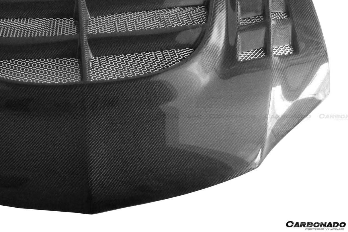 2003-2006 Mitsubishi Evo 7 8 9 VTX Style Carbon Fiber Hood