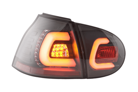 VW Golf 5 Mk5 Black LED Tail Lights (2003-2008) - K2 Industries