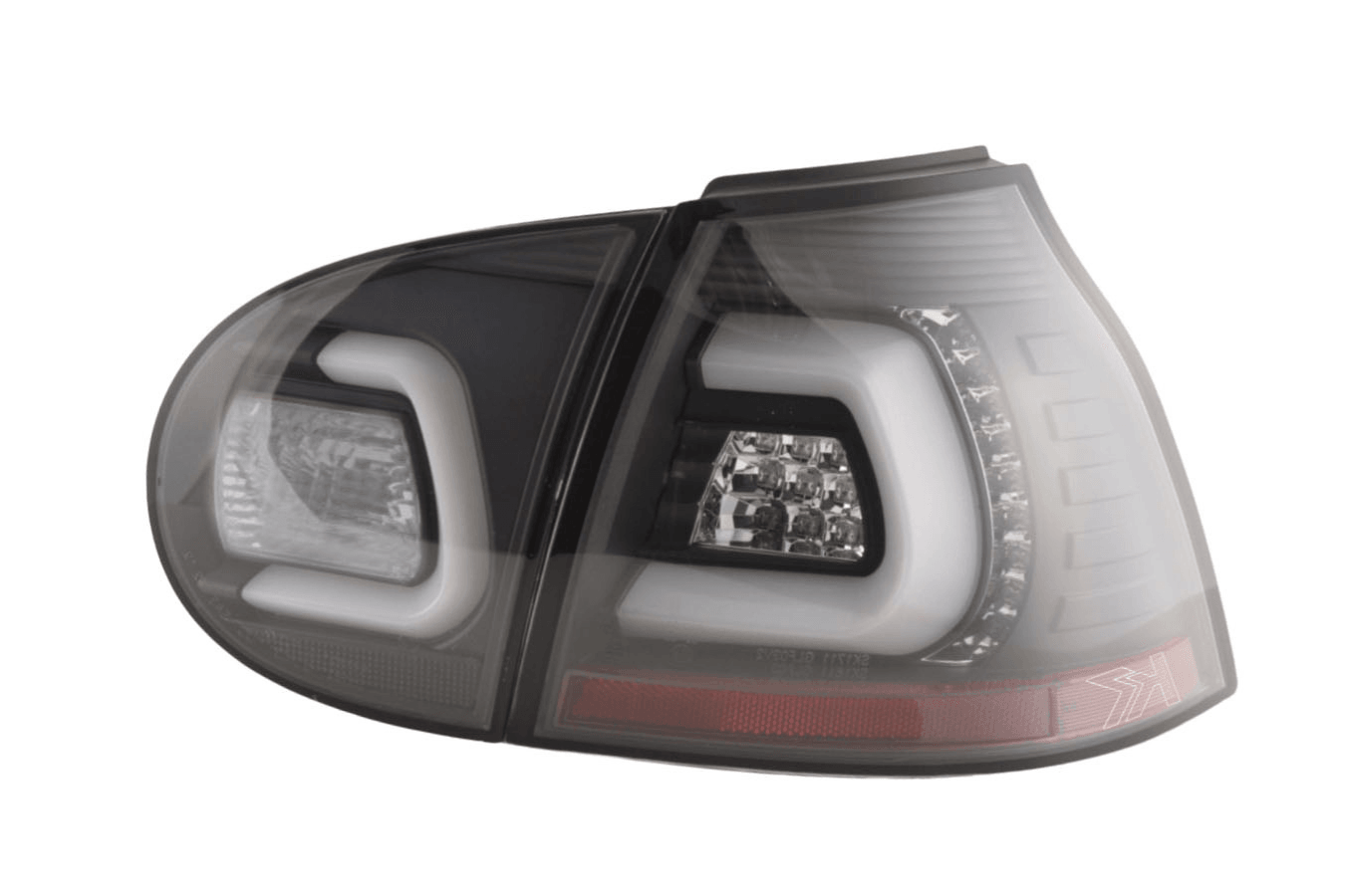 VW Golf 5 Mk5 Black LED Tail Lights (2003-2008) - K2 Industries