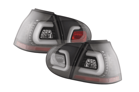 VW Golf 5 Mk5 Black LED Tail Lights (2003-2008) - K2 Industries