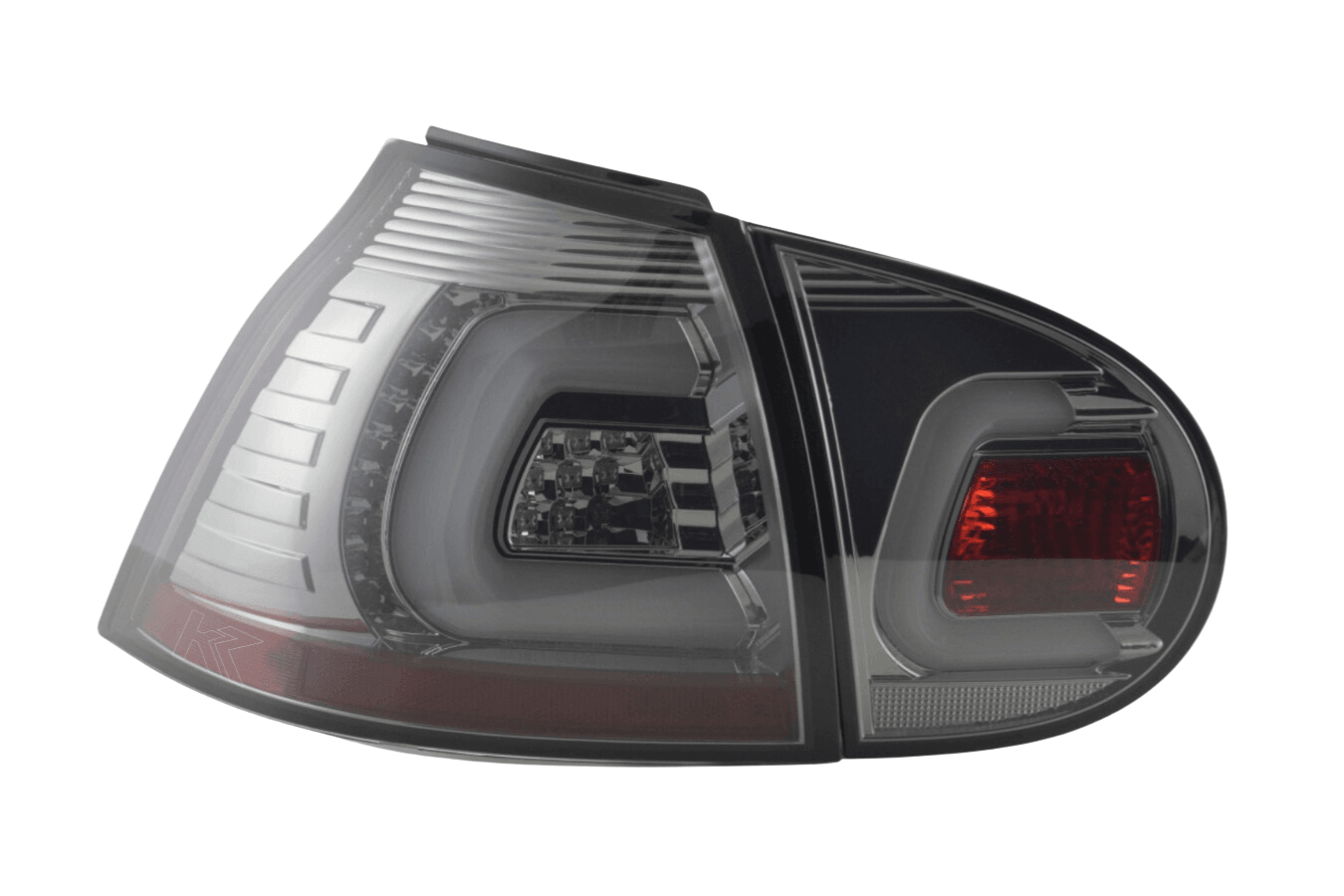 VW Golf 5 Mk5 Chrome Smoked LED Tail Lights - K2 Industries