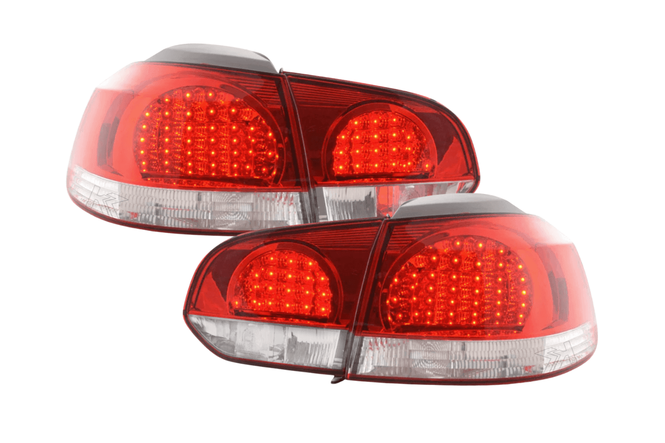 VW Golf 6 MK6 GTI Red LED Tail Lights (2008-2014) - K2 Industries