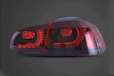 VW Golf 6th Gen Mk6 Hatchback LED Tail Lights (2008 - 2014) - K2 Industries