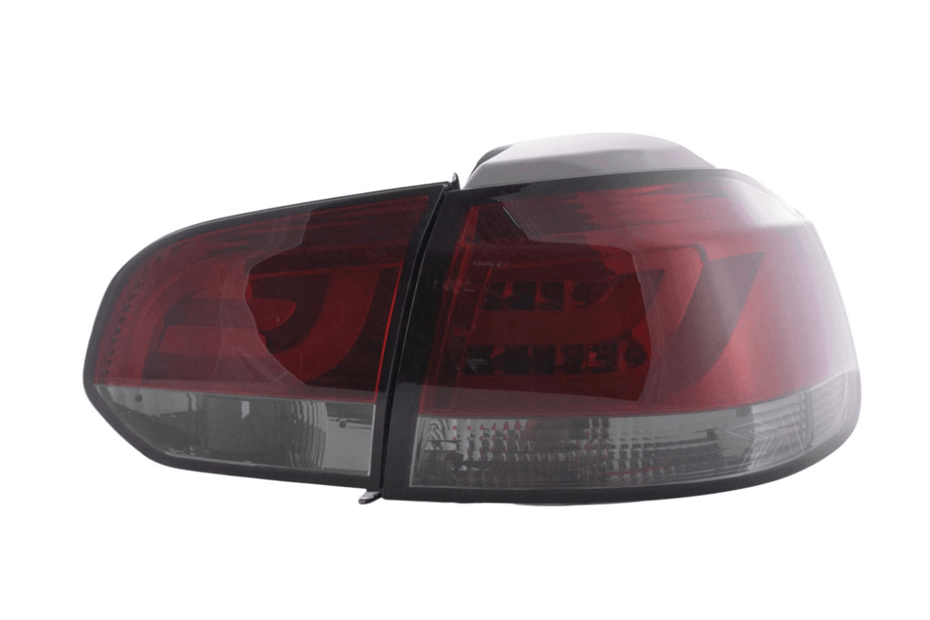 VW Golf Mk6 GTI LED Bar Red/Smoked Tail Lights V1 (2008-2014) - K2 Industries