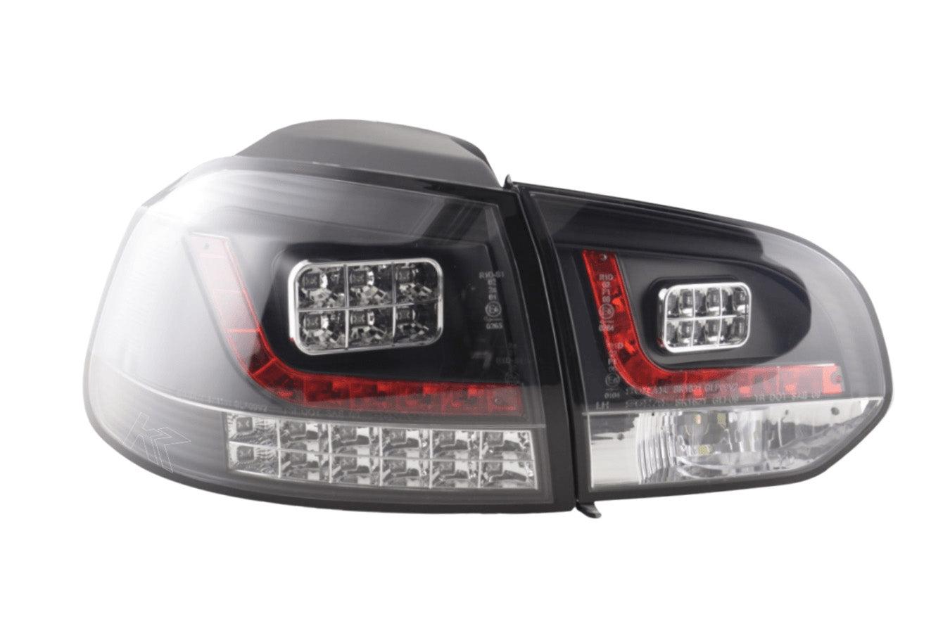 VW Golf Mk6 GTI LED Black Tail Lights V2 LED Indicators (2008-2014) - K2 Industries