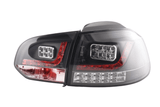 VW Golf Mk6 GTI LED Black Tail Lights V2 LED Indicators (2008-2014) - K2 Industries