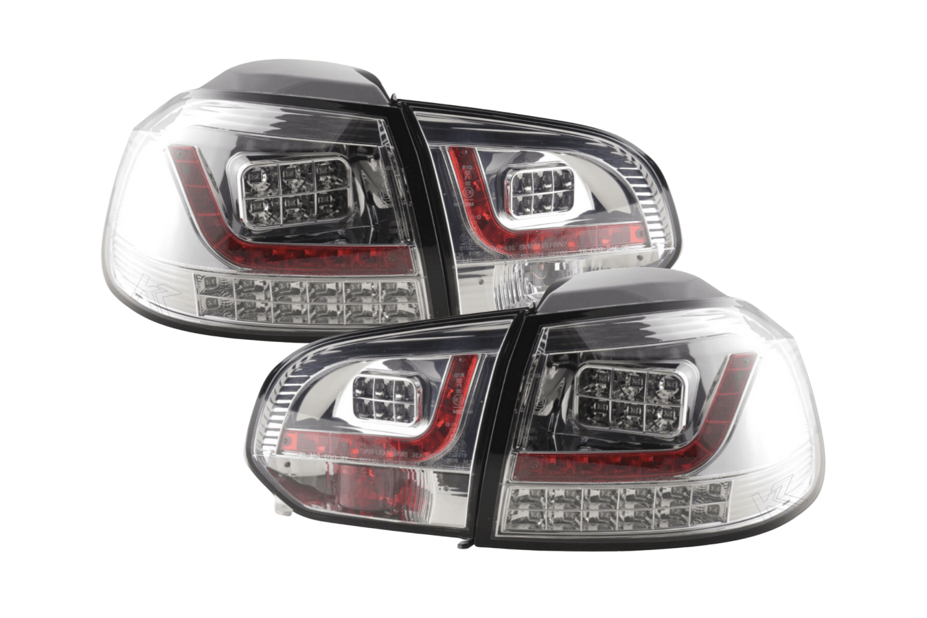 VW Golf Mk6 GTI LED Clear Tail Lights V2 LED Indicators (2008-2014) - K2 Industries