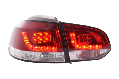 VW Golf Mk6 GTI LED Red Tail Lights V2 (2008-2014) - K2 Industries