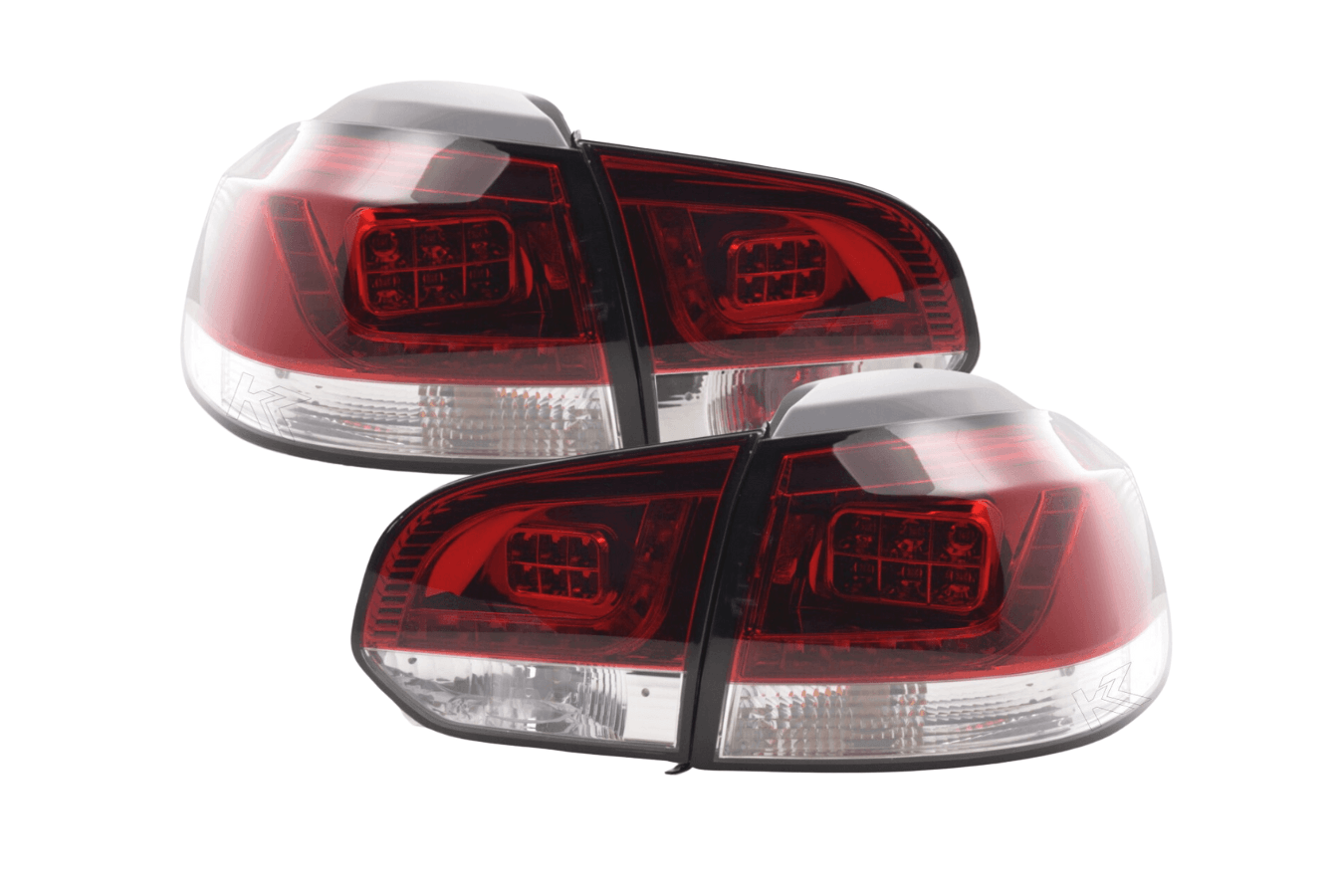 VW Golf Mk6 GTI LED Red Tail Lights V2 (2008-2014) - K2 Industries