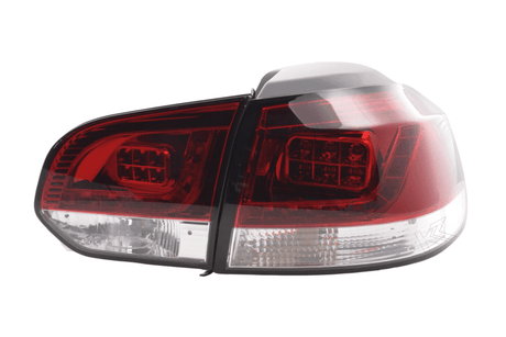 VW Golf Mk6 GTI LED Red Tail Lights V2 (2008-2014) - K2 Industries