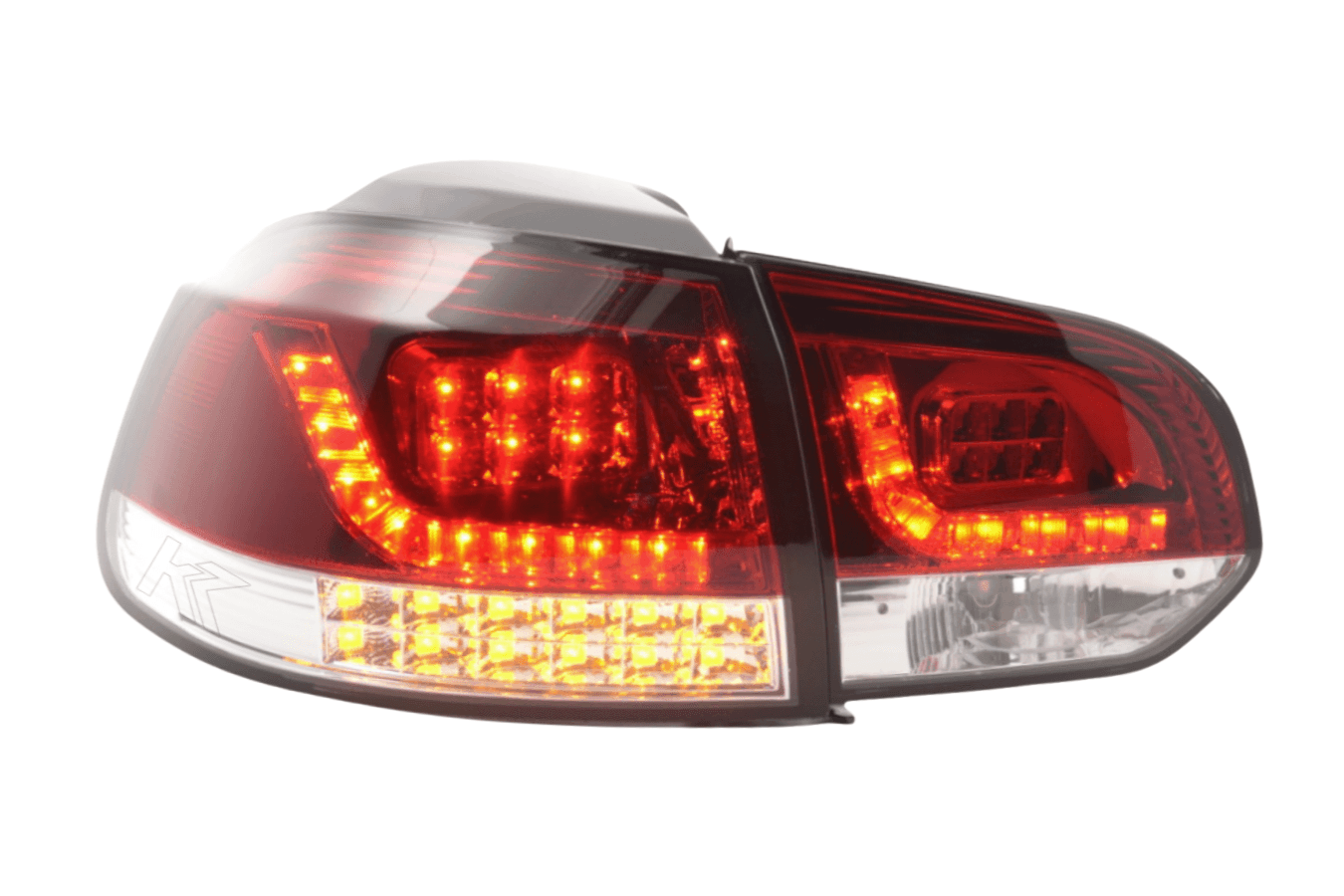 VW Golf Mk6 GTI LED Red Tail Lights V2 LED Indicators (2008-2014) - K2 Industries